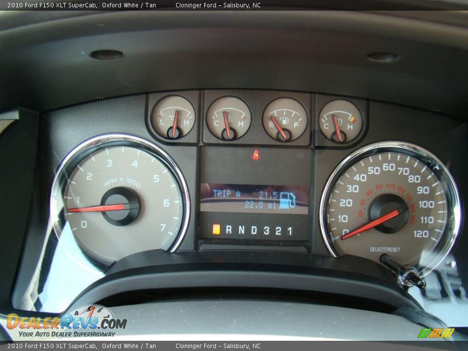 2010 Ford F150 XLT SuperCab Oxford White / Tan Photo #19