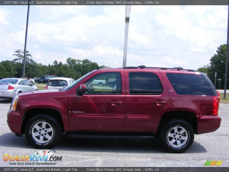 2007 GMC Yukon SLT Sport Red Metallic / Light Tan Photo #5