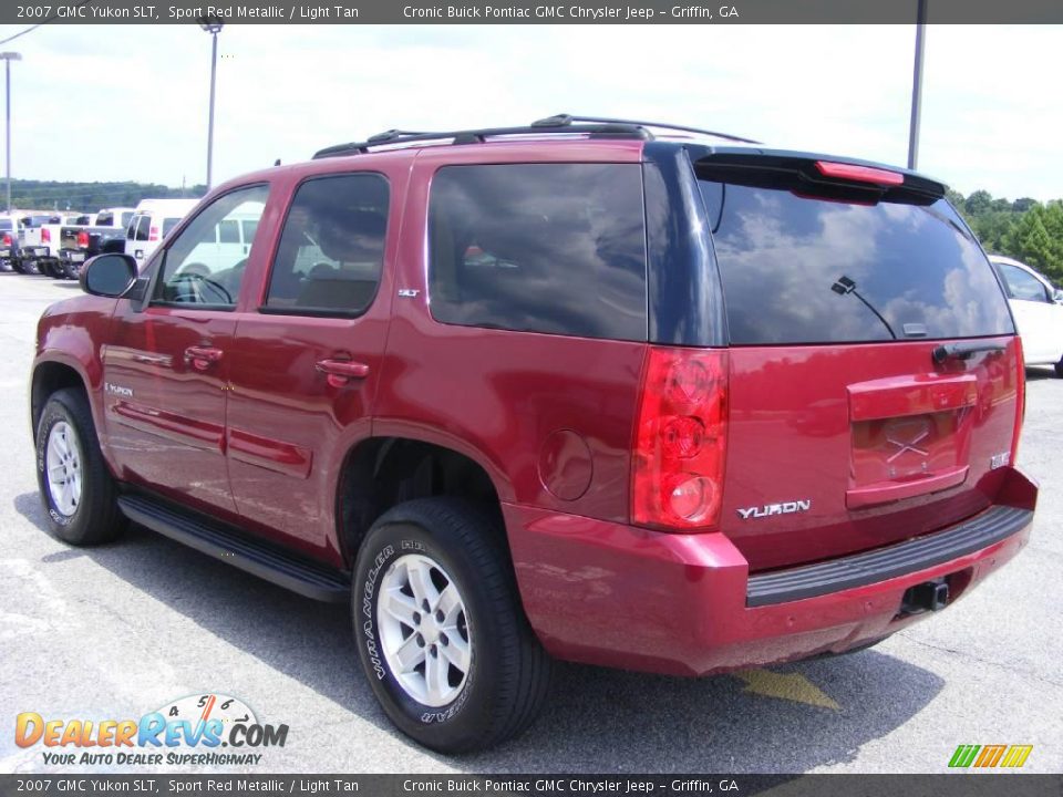2007 GMC Yukon SLT Sport Red Metallic / Light Tan Photo #6