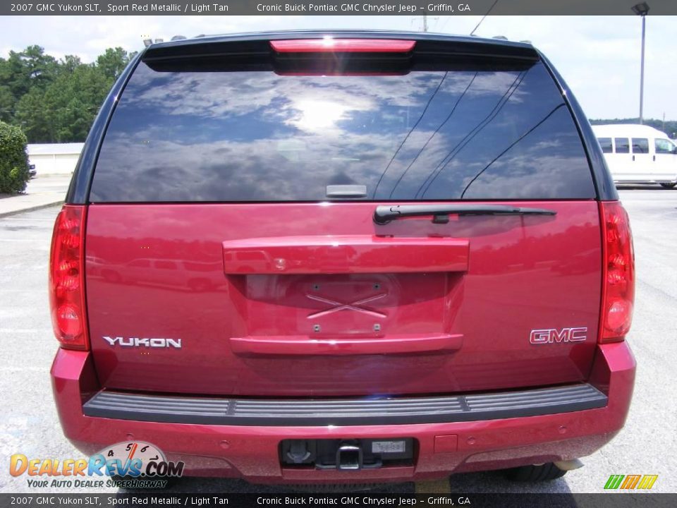 2007 GMC Yukon SLT Sport Red Metallic / Light Tan Photo #7
