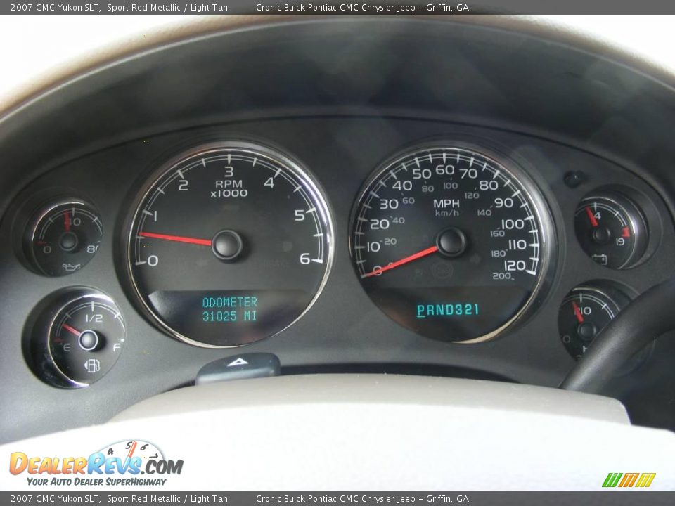 2007 GMC Yukon SLT Sport Red Metallic / Light Tan Photo #26