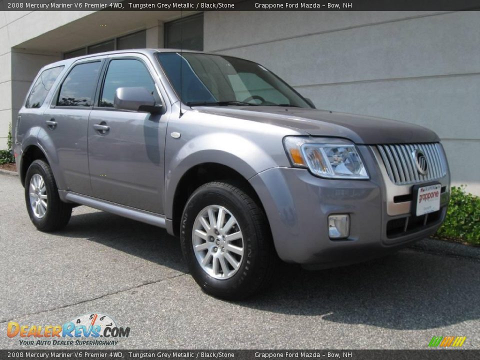 2008 Mercury Mariner V6 Premier 4WD Tungsten Grey Metallic / Black/Stone Photo #1