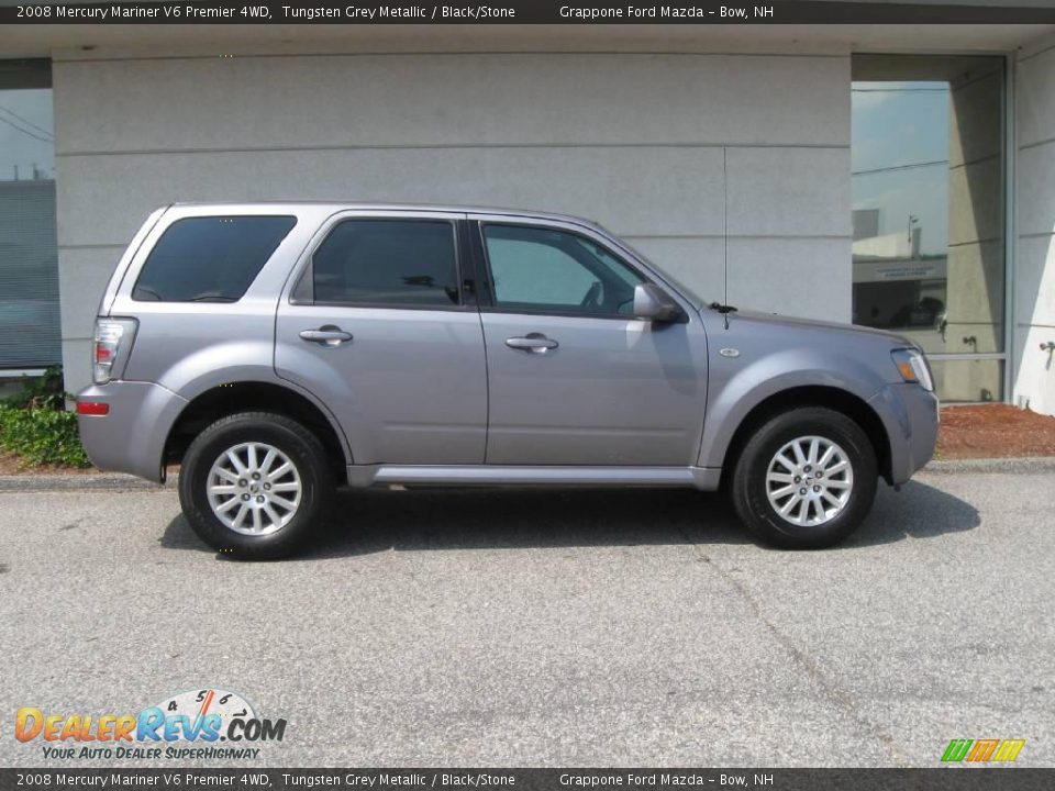 2008 Mercury Mariner V6 Premier 4WD Tungsten Grey Metallic / Black/Stone Photo #2