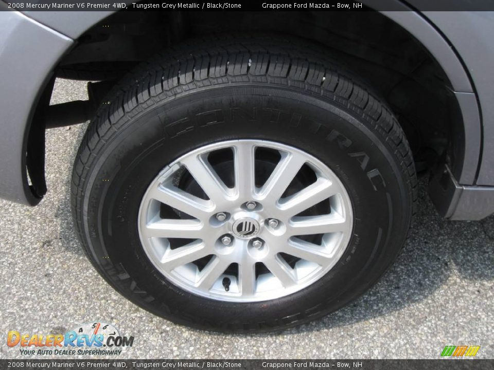 2008 Mercury Mariner V6 Premier 4WD Tungsten Grey Metallic / Black/Stone Photo #5