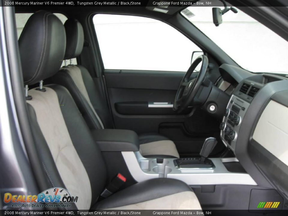 2008 Mercury Mariner V6 Premier 4WD Tungsten Grey Metallic / Black/Stone Photo #7