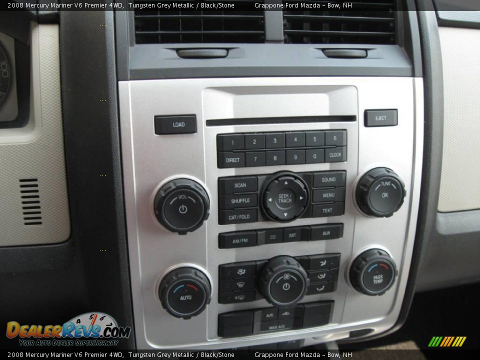 2008 Mercury Mariner V6 Premier 4WD Tungsten Grey Metallic / Black/Stone Photo #8