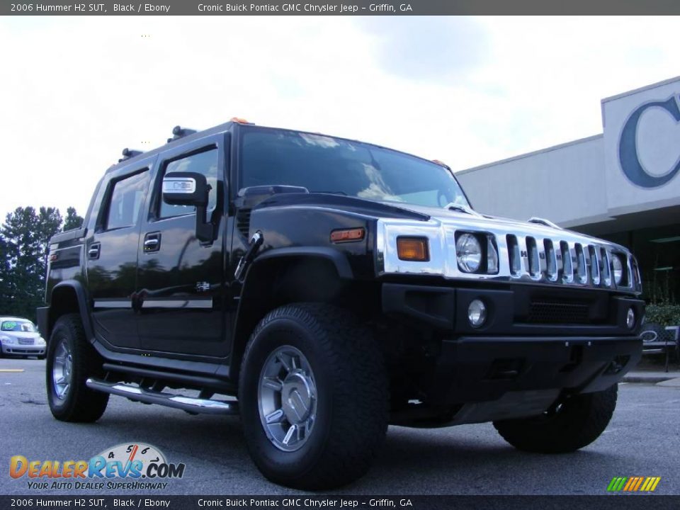 2006 Hummer H2 SUT Black / Ebony Photo #2