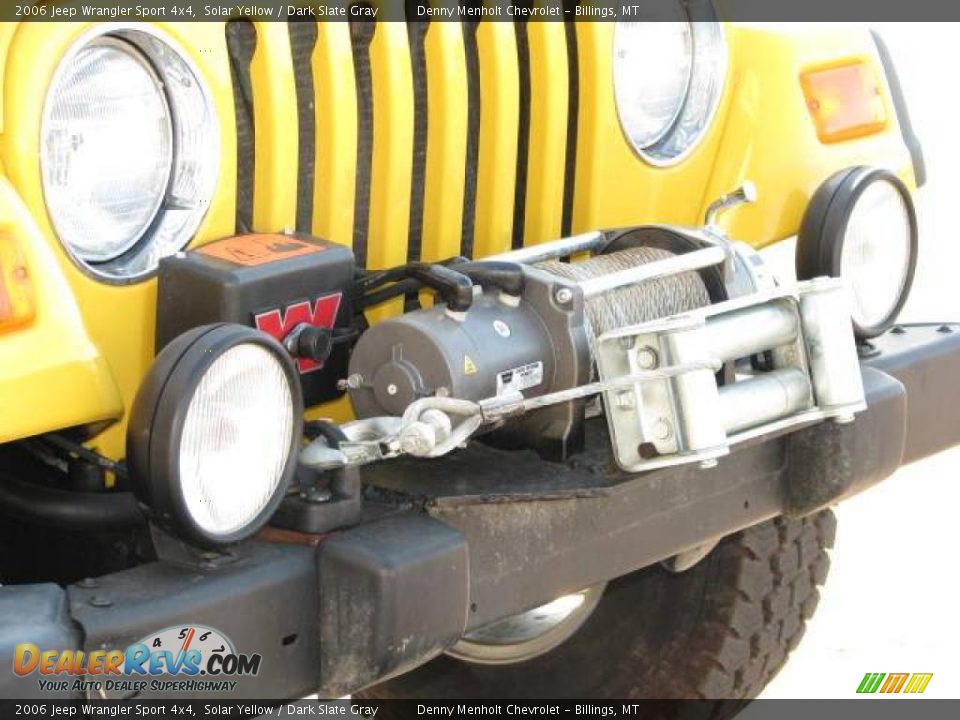 2006 Jeep Wrangler Sport 4x4 Solar Yellow / Dark Slate Gray Photo #4