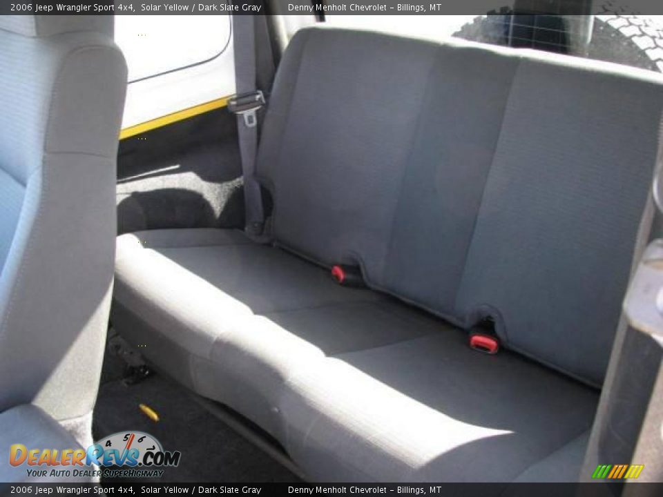 2006 Jeep Wrangler Sport 4x4 Solar Yellow / Dark Slate Gray Photo #8