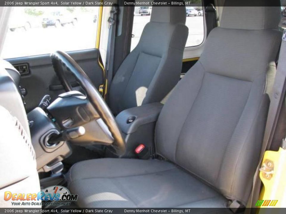 2006 Jeep Wrangler Sport 4x4 Solar Yellow / Dark Slate Gray Photo #9