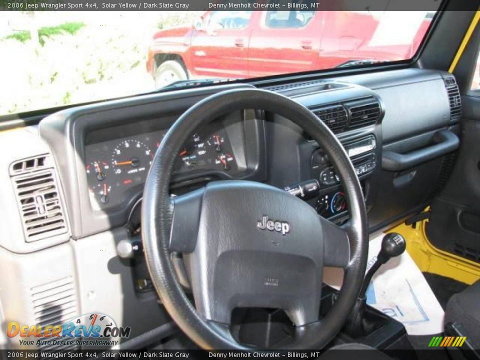 2006 Jeep Wrangler Sport 4x4 Solar Yellow / Dark Slate Gray Photo #10