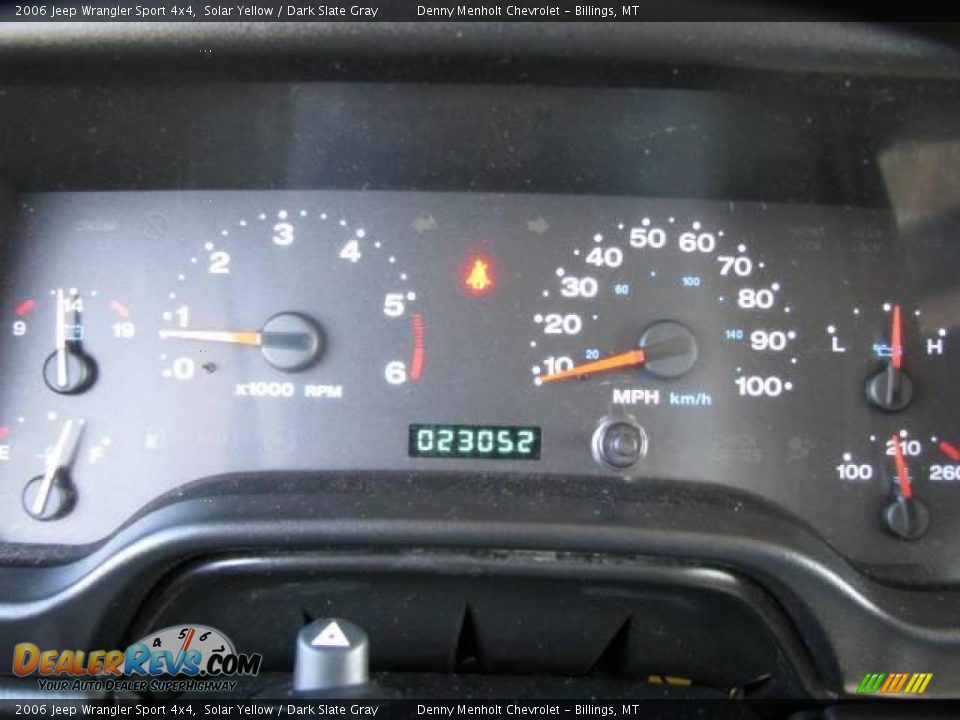 2006 Jeep Wrangler Sport 4x4 Solar Yellow / Dark Slate Gray Photo #11