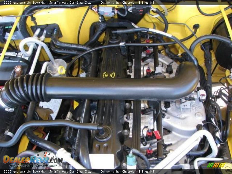 2006 Jeep Wrangler Sport 4x4 Solar Yellow / Dark Slate Gray Photo #12
