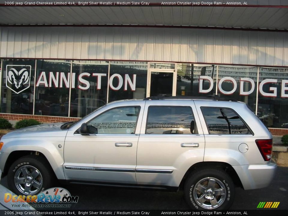 2006 Jeep Grand Cherokee Limited 4x4 Bright Silver Metallic / Medium Slate Gray Photo #1