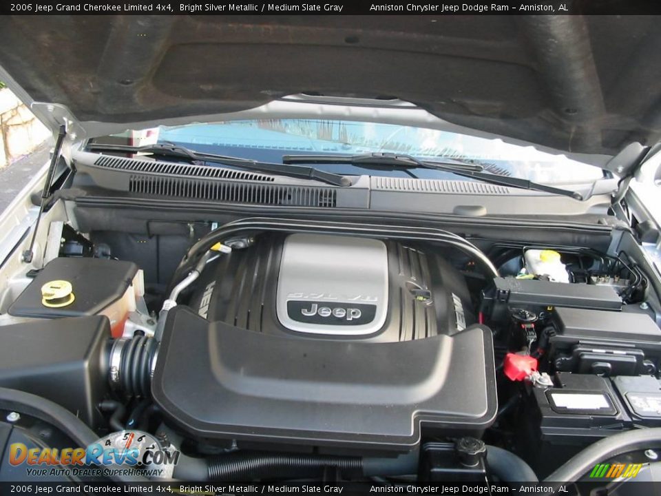 2006 Jeep Grand Cherokee Limited 4x4 Bright Silver Metallic / Medium Slate Gray Photo #12