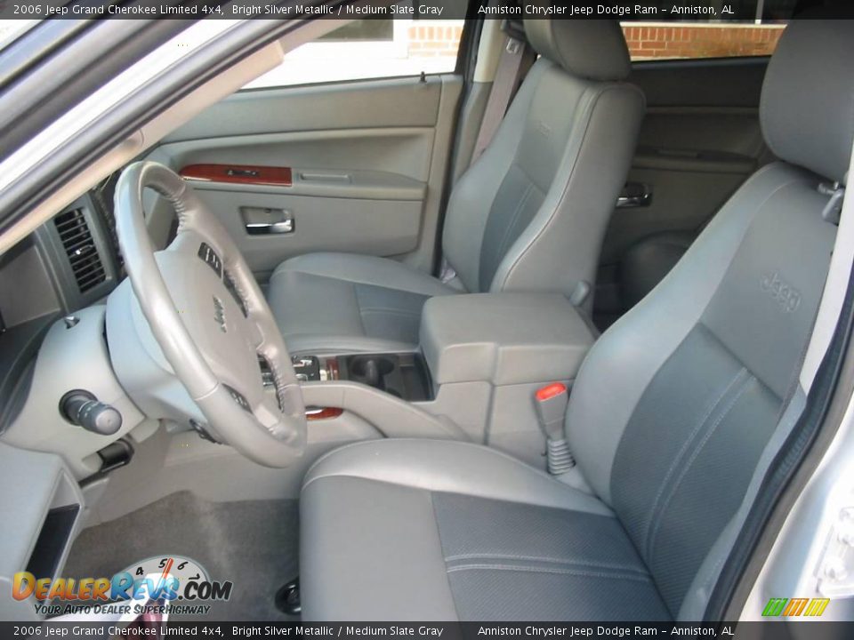 2006 Jeep Grand Cherokee Limited 4x4 Bright Silver Metallic / Medium Slate Gray Photo #13