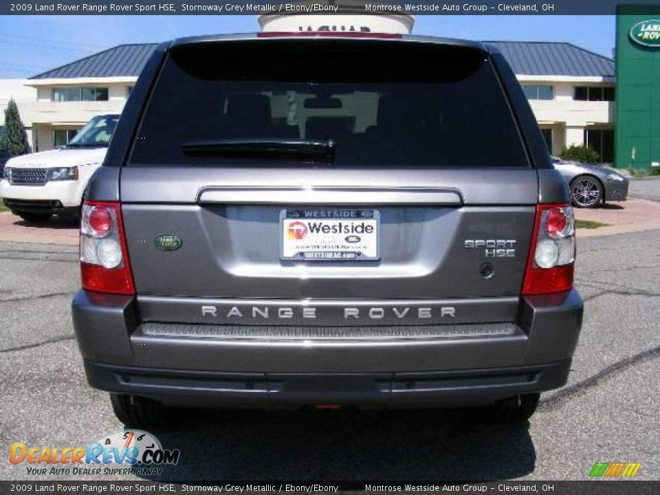 2009 Land Rover Range Rover Sport HSE Stornoway Grey Metallic / Ebony/Ebony Photo #4