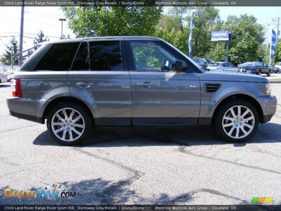 2009 Land Rover Range Rover Sport HSE Stornoway Grey Metallic / Ebony/Ebony Photo #6