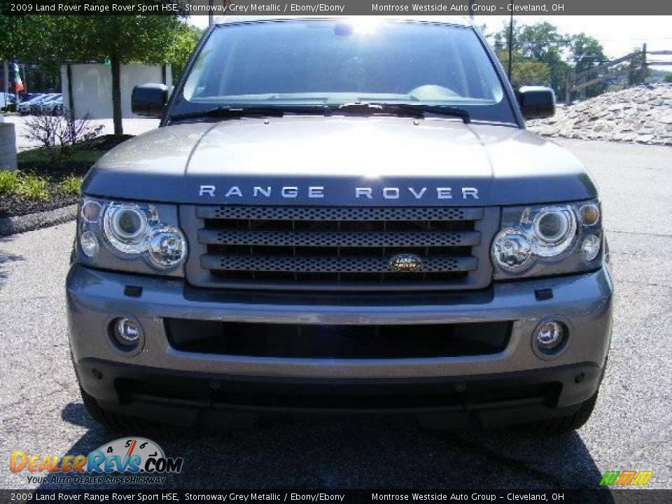 2009 Land Rover Range Rover Sport HSE Stornoway Grey Metallic / Ebony/Ebony Photo #8