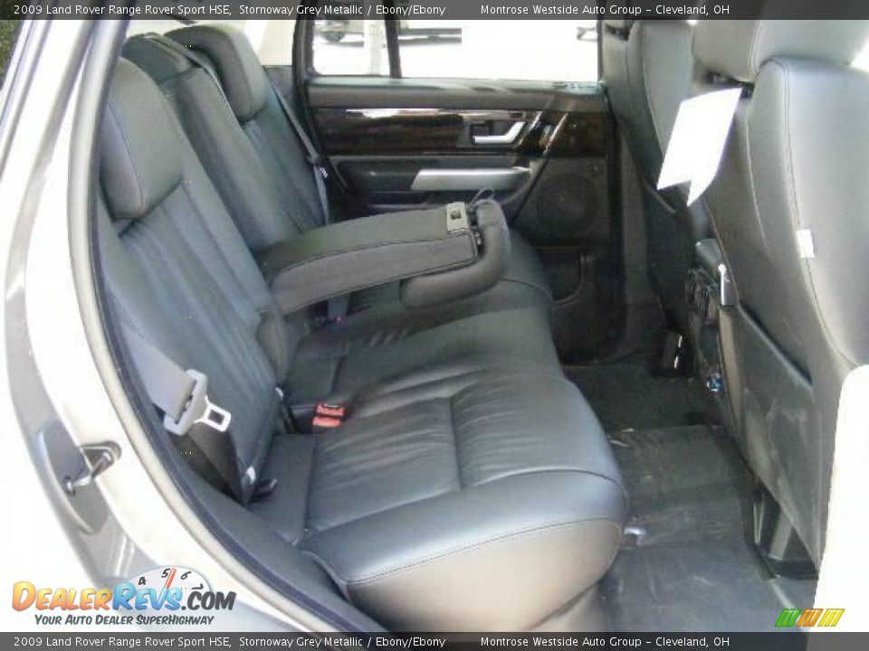 2009 Land Rover Range Rover Sport HSE Stornoway Grey Metallic / Ebony/Ebony Photo #12