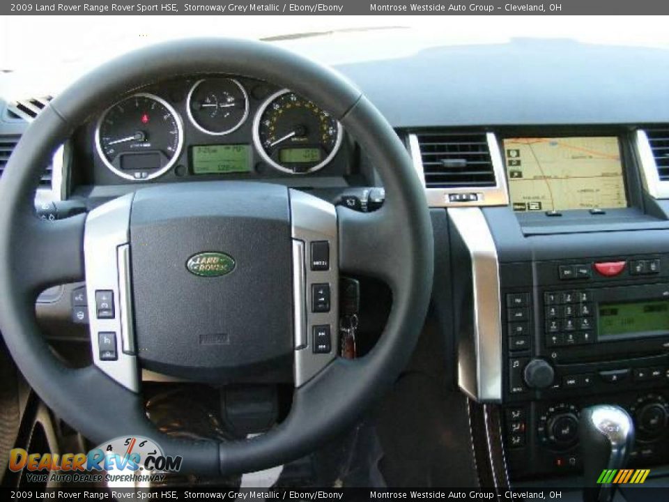 2009 Land Rover Range Rover Sport HSE Stornoway Grey Metallic / Ebony/Ebony Photo #15