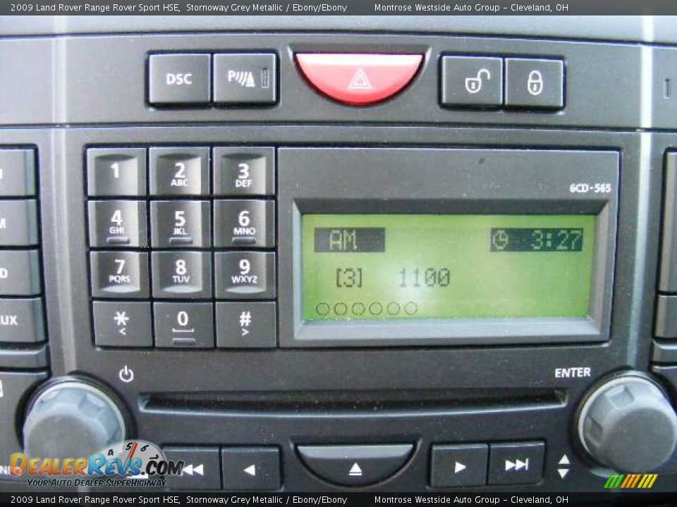2009 Land Rover Range Rover Sport HSE Stornoway Grey Metallic / Ebony/Ebony Photo #21