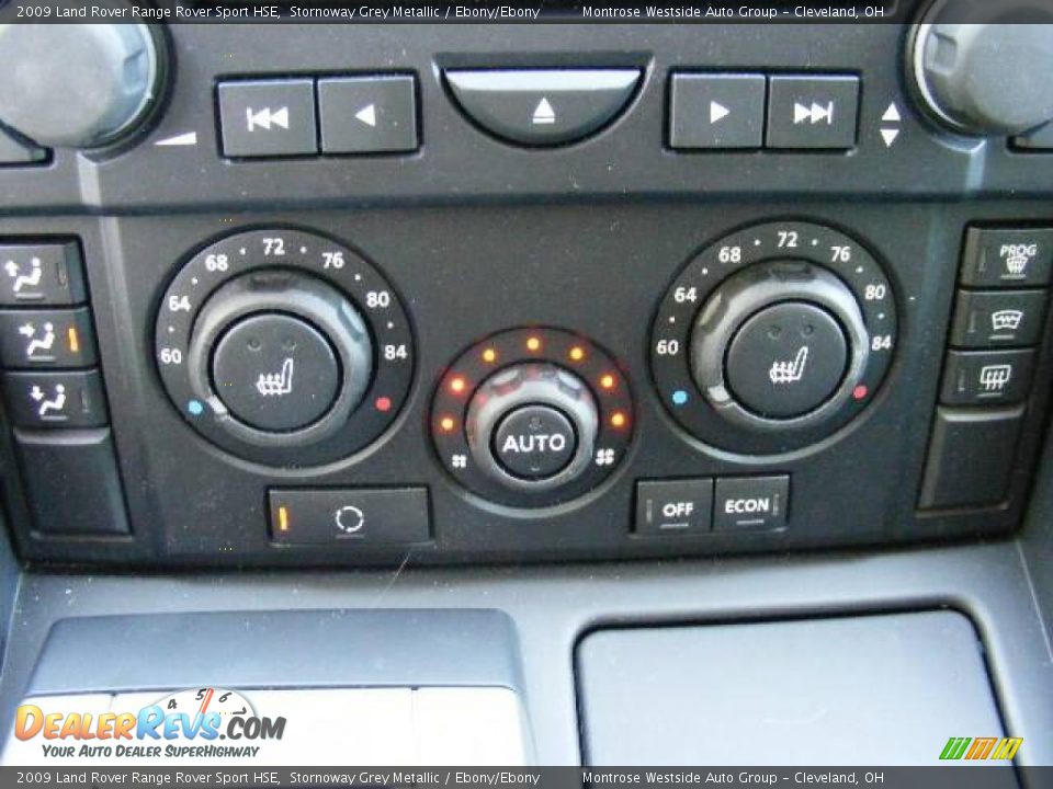 2009 Land Rover Range Rover Sport HSE Stornoway Grey Metallic / Ebony/Ebony Photo #22