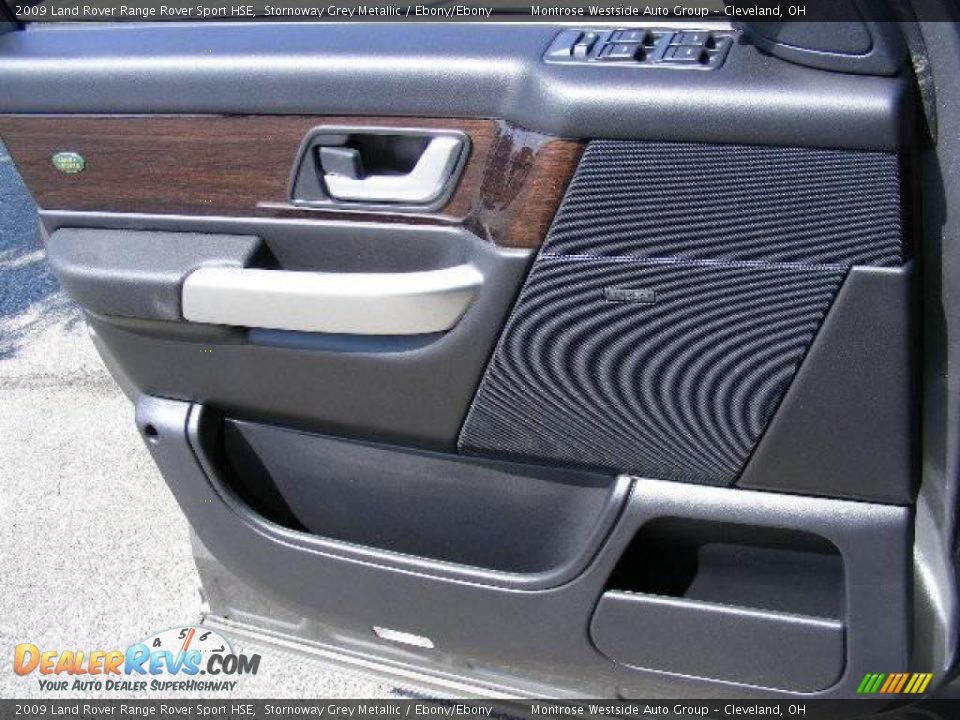 2009 Land Rover Range Rover Sport HSE Stornoway Grey Metallic / Ebony/Ebony Photo #26