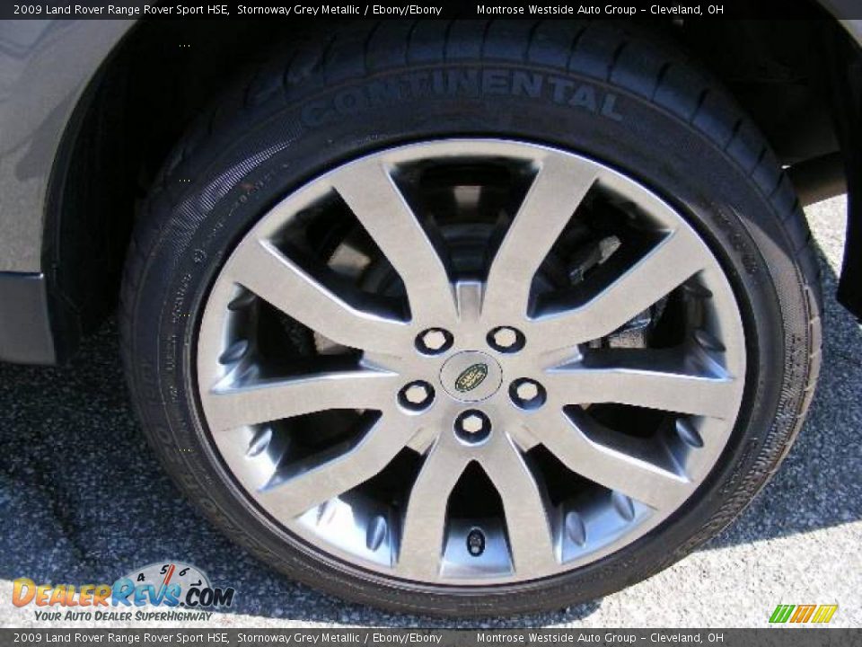 2009 Land Rover Range Rover Sport HSE Stornoway Grey Metallic / Ebony/Ebony Photo #30