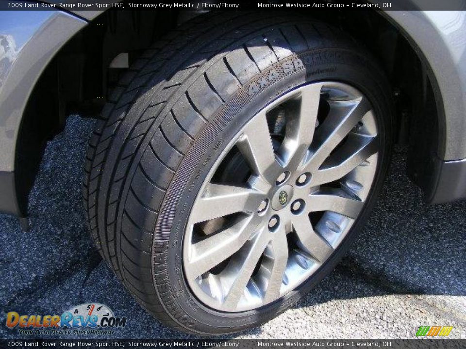 2009 Land Rover Range Rover Sport HSE Stornoway Grey Metallic / Ebony/Ebony Photo #31