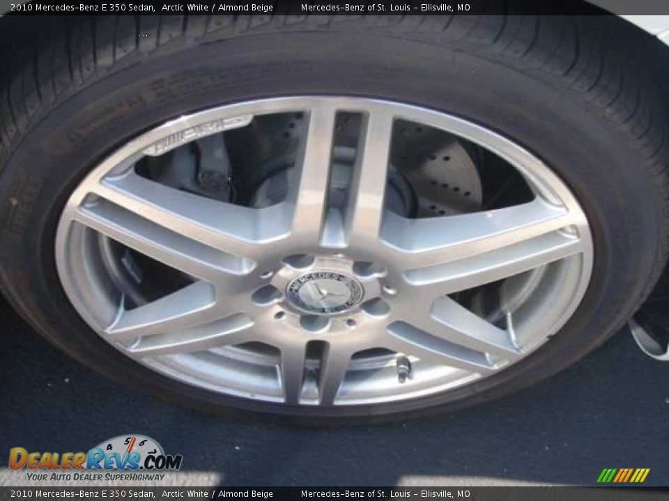 2010 Mercedes-Benz E 350 Sedan Arctic White / Almond Beige Photo #4