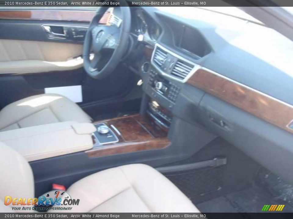 2010 Mercedes-Benz E 350 Sedan Arctic White / Almond Beige Photo #5