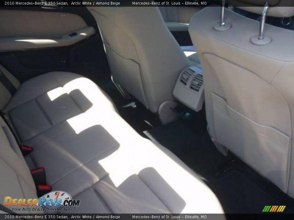 2010 Mercedes-Benz E 350 Sedan Arctic White / Almond Beige Photo #6
