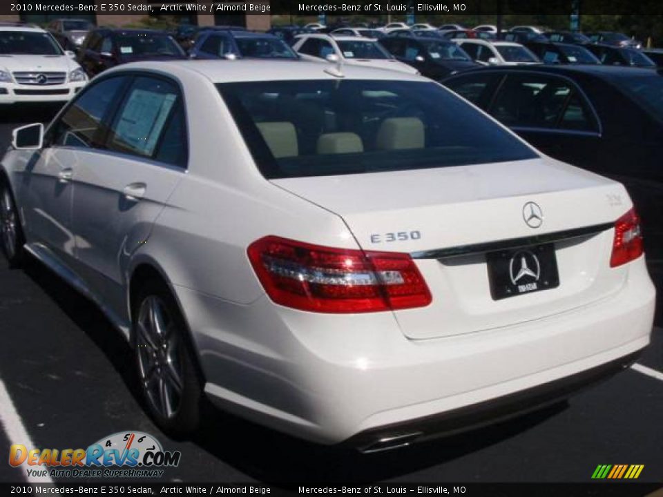2010 Mercedes-Benz E 350 Sedan Arctic White / Almond Beige Photo #8