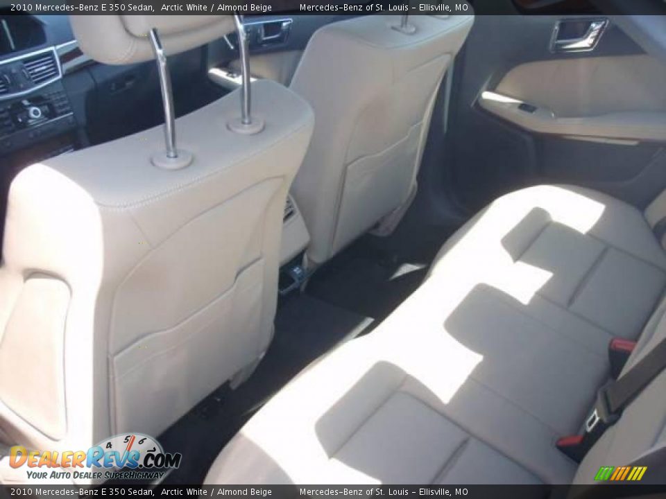 2010 Mercedes-Benz E 350 Sedan Arctic White / Almond Beige Photo #9