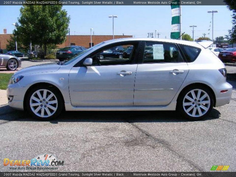 2007 Mazda MAZDA3 MAZDASPEED3 Grand Touring Sunlight Silver Metallic / Black Photo #2