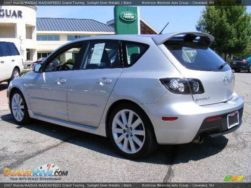 2007 Mazda MAZDA3 MAZDASPEED3 Grand Touring Sunlight Silver Metallic / Black Photo #3