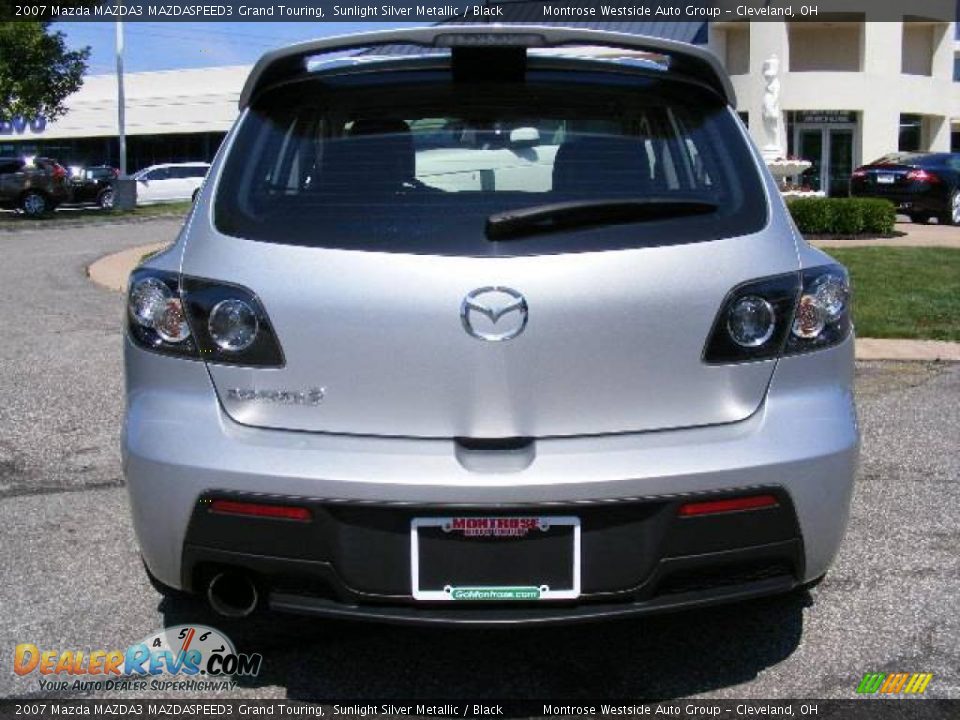 2007 Mazda MAZDA3 MAZDASPEED3 Grand Touring Sunlight Silver Metallic / Black Photo #4