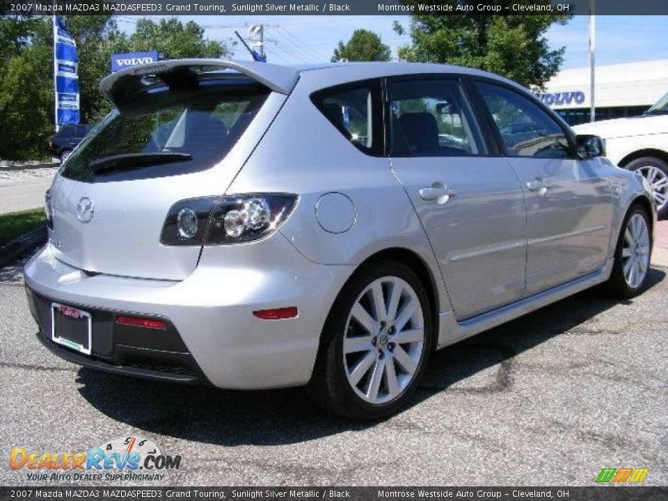 2007 Mazda MAZDA3 MAZDASPEED3 Grand Touring Sunlight Silver Metallic / Black Photo #5