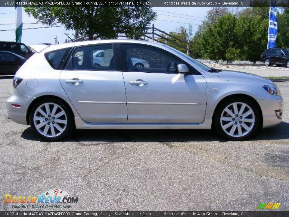2007 Mazda MAZDA3 MAZDASPEED3 Grand Touring Sunlight Silver Metallic / Black Photo #6