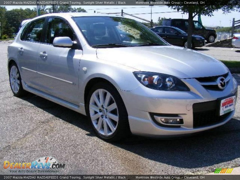 2007 Mazda MAZDA3 MAZDASPEED3 Grand Touring Sunlight Silver Metallic / Black Photo #7