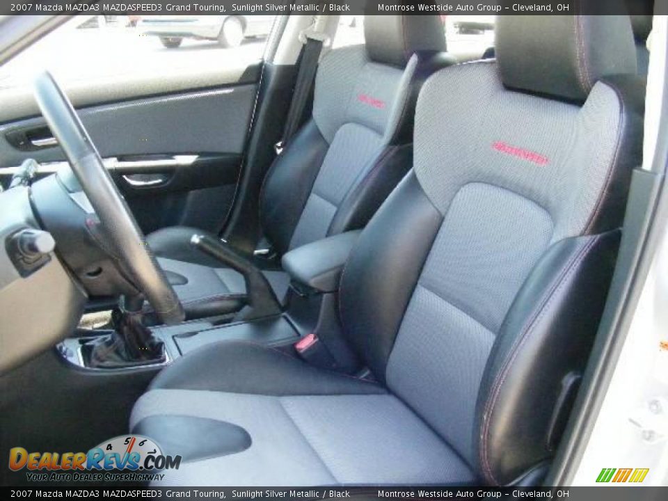 2007 Mazda MAZDA3 MAZDASPEED3 Grand Touring Sunlight Silver Metallic / Black Photo #9