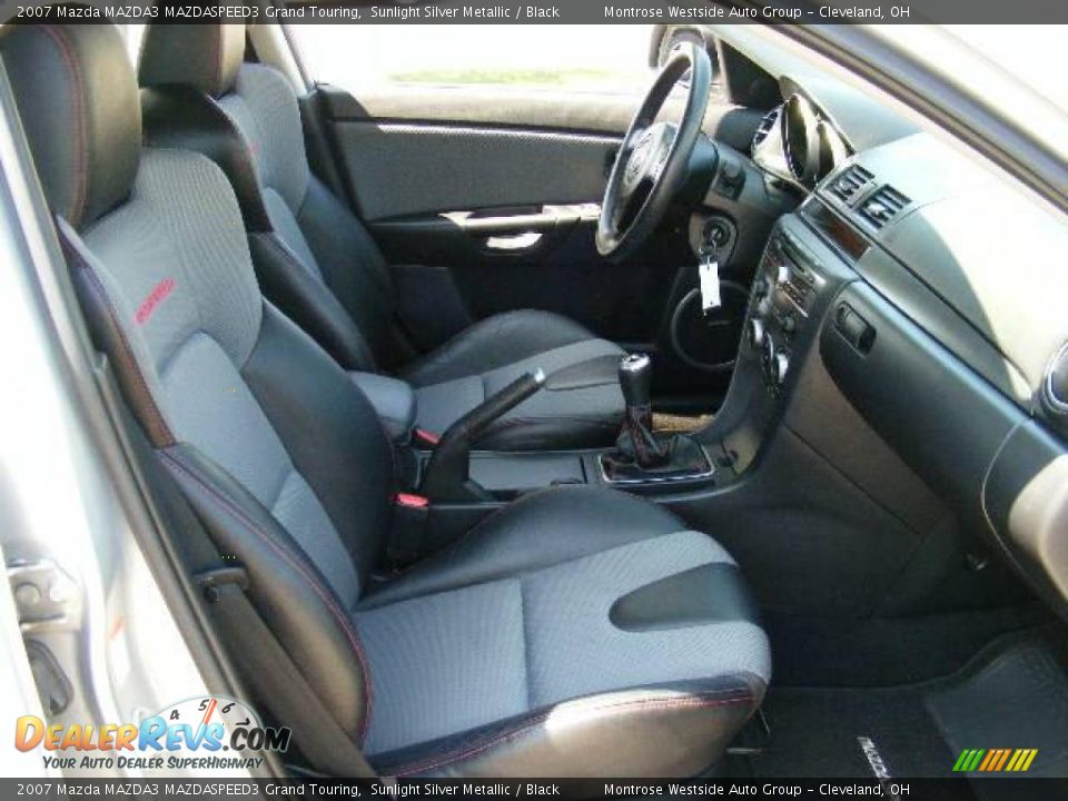 2007 Mazda MAZDA3 MAZDASPEED3 Grand Touring Sunlight Silver Metallic / Black Photo #13