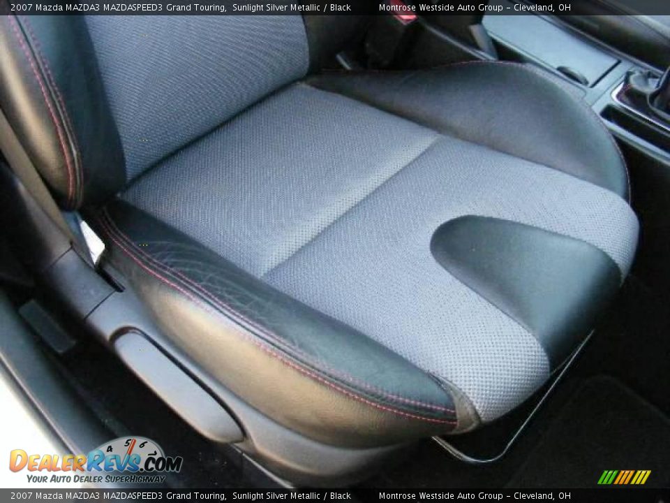 2007 Mazda MAZDA3 MAZDASPEED3 Grand Touring Sunlight Silver Metallic / Black Photo #14