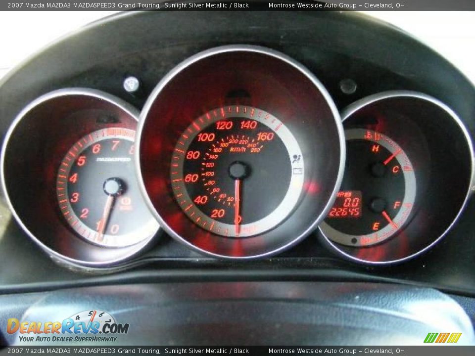 2007 Mazda MAZDA3 MAZDASPEED3 Grand Touring Sunlight Silver Metallic / Black Photo #17