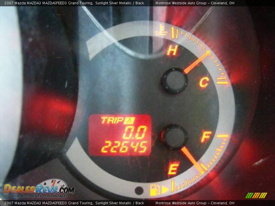 2007 Mazda MAZDA3 MAZDASPEED3 Grand Touring Sunlight Silver Metallic / Black Photo #18