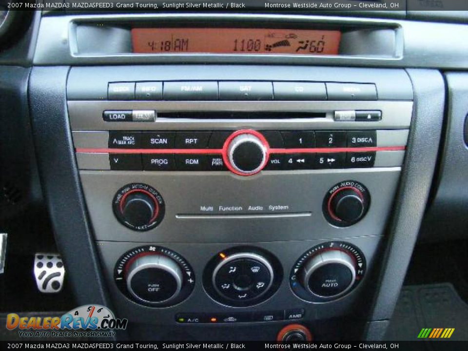 2007 Mazda MAZDA3 MAZDASPEED3 Grand Touring Sunlight Silver Metallic / Black Photo #19