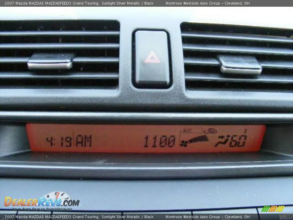 2007 Mazda MAZDA3 MAZDASPEED3 Grand Touring Sunlight Silver Metallic / Black Photo #20