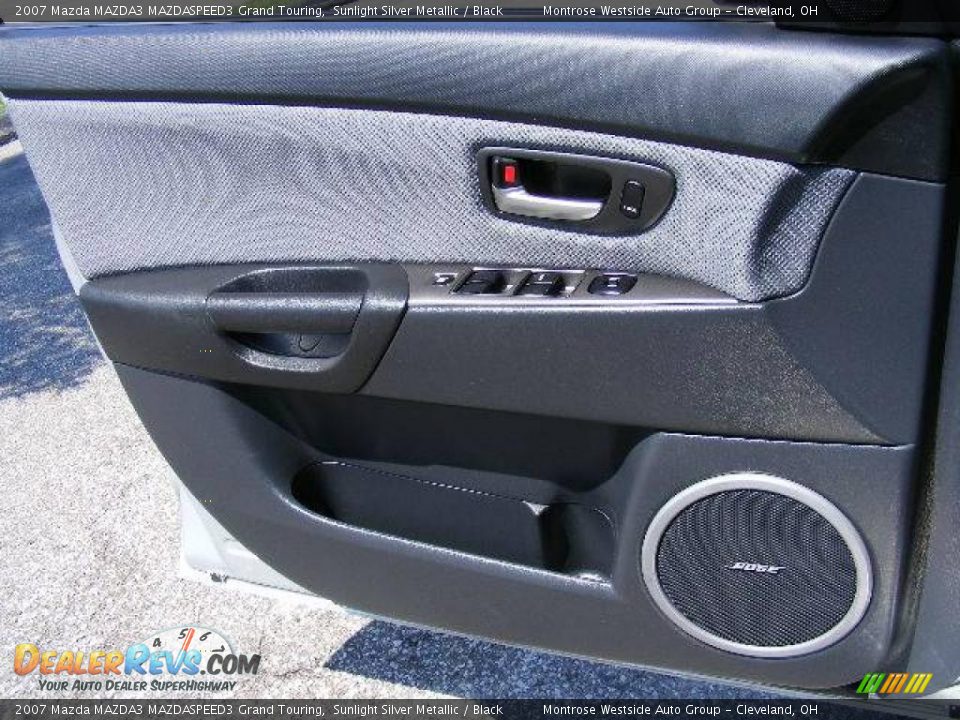 2007 Mazda MAZDA3 MAZDASPEED3 Grand Touring Sunlight Silver Metallic / Black Photo #25