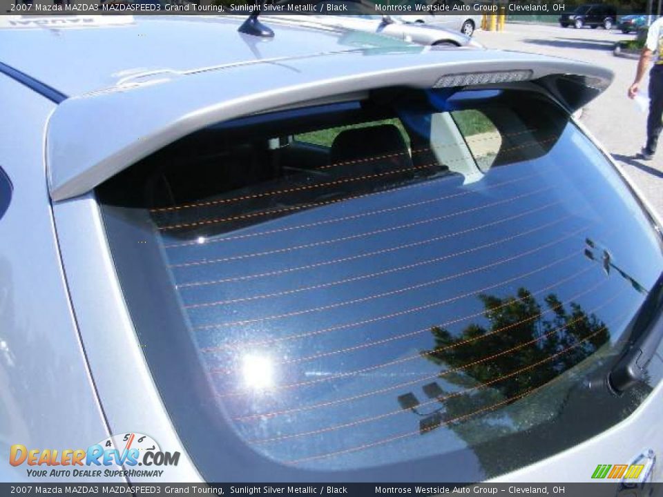 2007 Mazda MAZDA3 MAZDASPEED3 Grand Touring Sunlight Silver Metallic / Black Photo #27